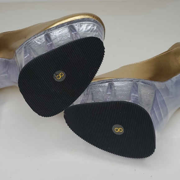 GASOLINE GOLD ANKLE STRAP SHOES - Picture 8 of 10